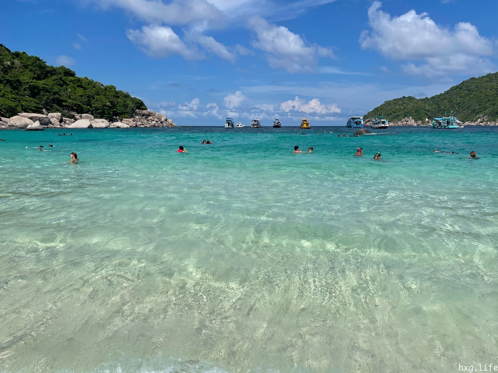 清澈的海水